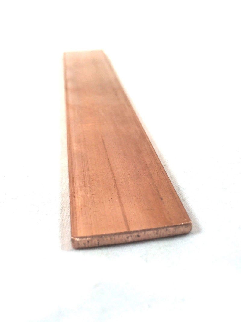 SuperDi Copper Flat Bar Stock 1/8" x 1" x 6"- Knife making, hobby, craft, C110-1 Bar